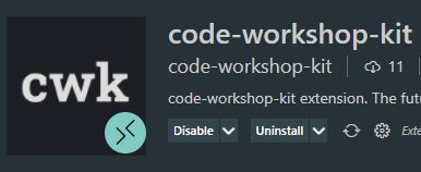 code-workshop-kit vscode extension image